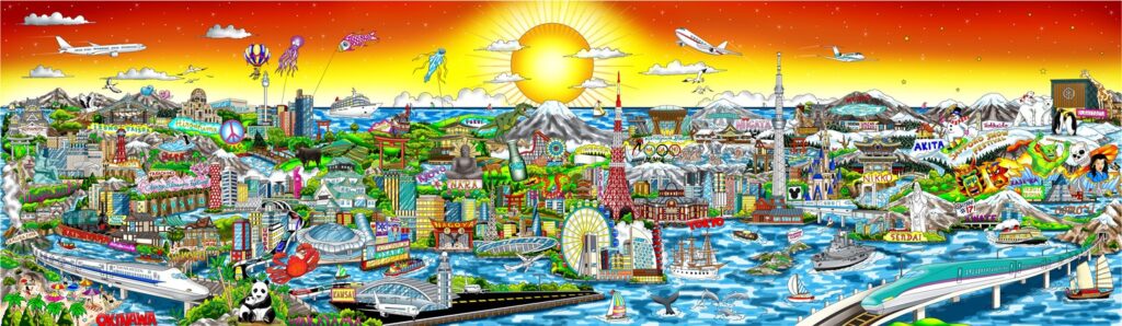 チャールズ・ファジーノ　３Ⅾアート展;